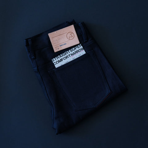NARROW (INDIGO WARP, BLACK WEFT) / 01 - Doublewood